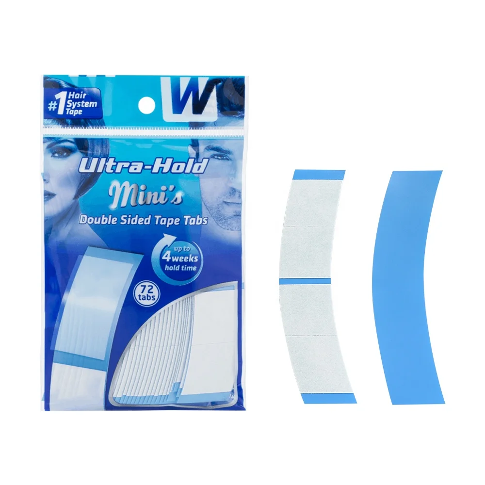 Walker Tape Ultra Hold Tape Mini 72 Tabs the Strongest Tackiest Tape for All Toupee Lace Wig and Hair Extension