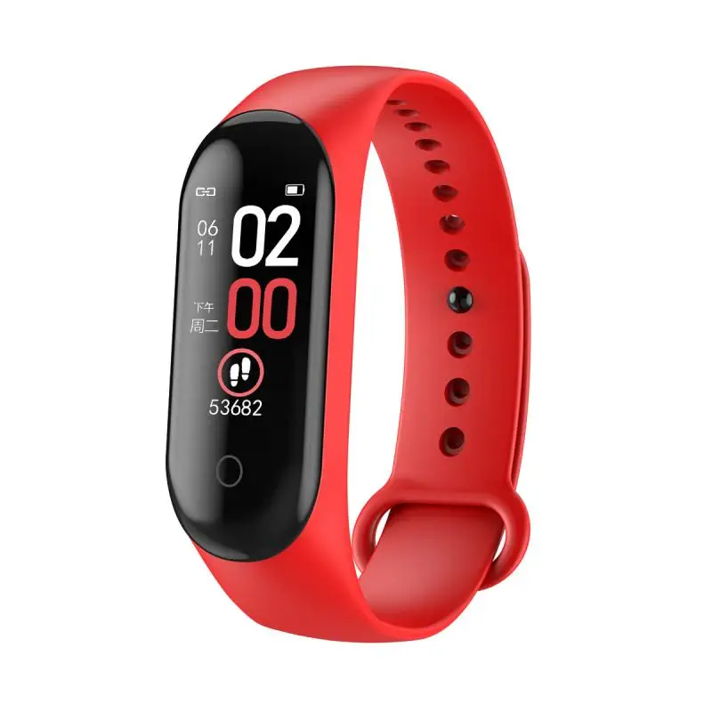 

M4 smart watch oem women men waterproof cheap sport bracelet wristband android watch smart phone, Transparency 99% color