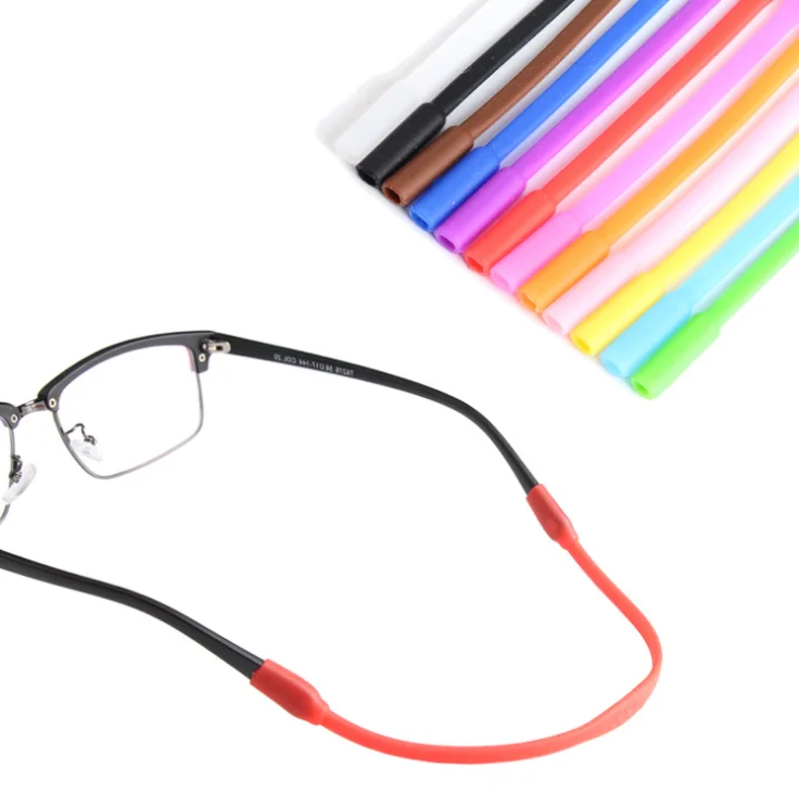 

High quality Elastic Anti Slip kids Silicone Glasses cords Eyeglasses chain cord hold kids glasses strap