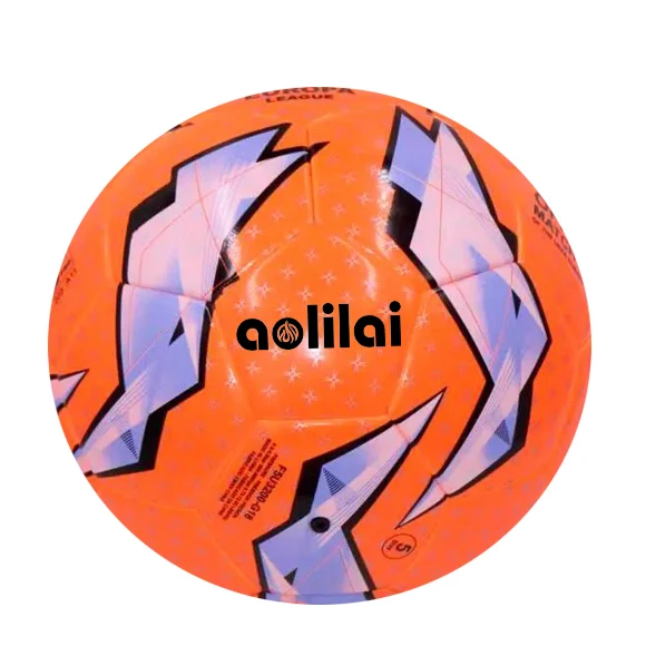 

Cheap pelotas Soccer balls PU Leather Aolilai 32 Panels Laminated Size 5 balon profesional de futbol soccer ball, Customize color