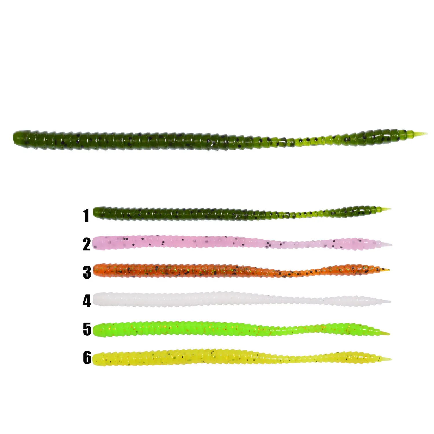 

Worm Fishing Worm Lures 135mm 2.8g 8pcs Soft Bait Carp Fishing Soft Fishing Lure Trout Bait