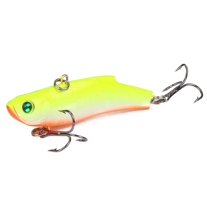 

TY VIB Fishing Lure Lead Swim Minnow Wobbler Hard Bait70mm18g Artificial Crankbait Winter Sea Fishing Bass Diving Swivel Bait, 7 colors