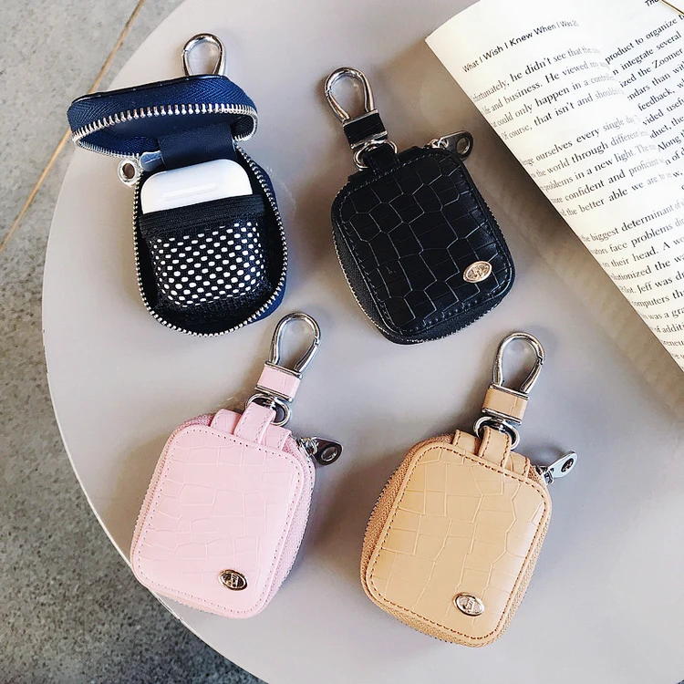 

Snakeskin pattern bag earphone cover for airpod, Multi colors