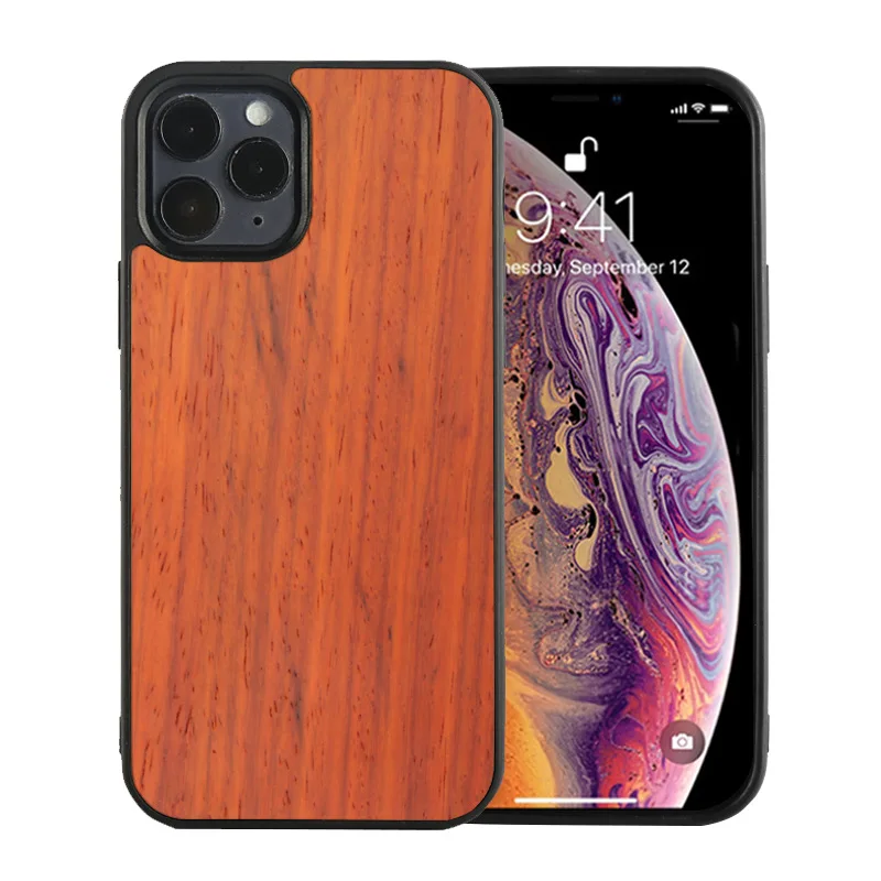 

Custom Design Wood Phone Back Cover Case Mobile Phone Accessories Wood Cover For Iphone 13 12 11 Pro Max, Multi