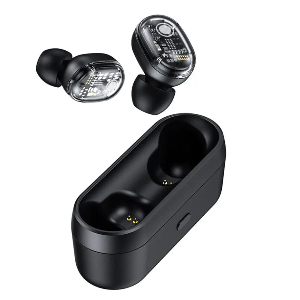 

Free Shipping Transparent Cool Wireless Waterproof Stereo Fone de ouvido Bluetooth Earphone