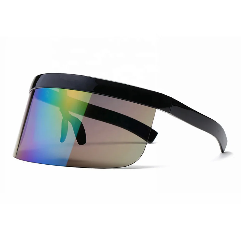 

Factory customization personalise Acetate oversized sunglasses shield visor