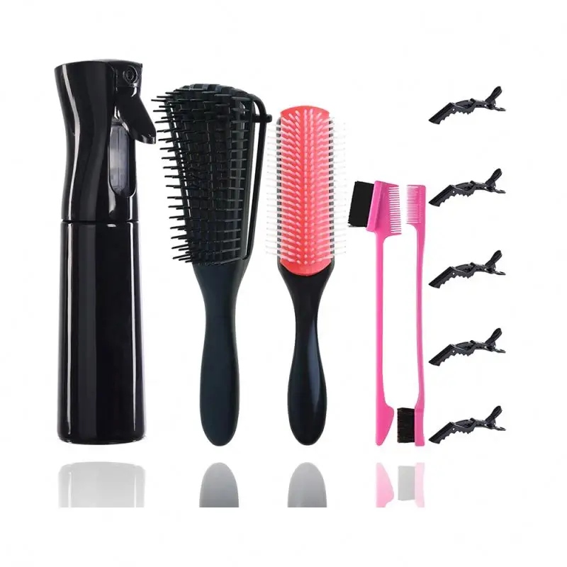 

placage personnalise ABS Factory Classic Styling Brush 7 Rangs Denman Brosse Cheveux Demelante brosse a cheveux, Customized color