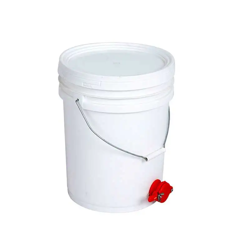 

10L 15L 20L 25L Plastic Beekeeping Honey Bucket Tank Honey Barrels Honey Storage Pail with Gate
