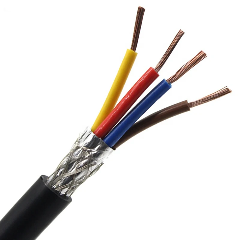 Sensor Cable RS485 RVSP 2,3,4,5 Core Sheathed Cable 0.3mm 0.5mm 1mm Square Stranded Copper Flexible Computer Communication Cable supplier