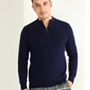 Factory directly custom classic 100% cashmere mens slim fit cardigan sweater