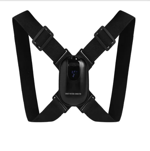 

Inteligent Sensor Belt Adjustable Back Smart Posture Corrector for Men Women, Black color