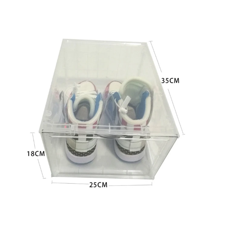 

plastic clear drawer type shoe box