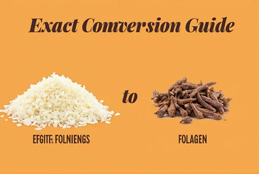 Fresh garlic cloves next to minced garlic measurement