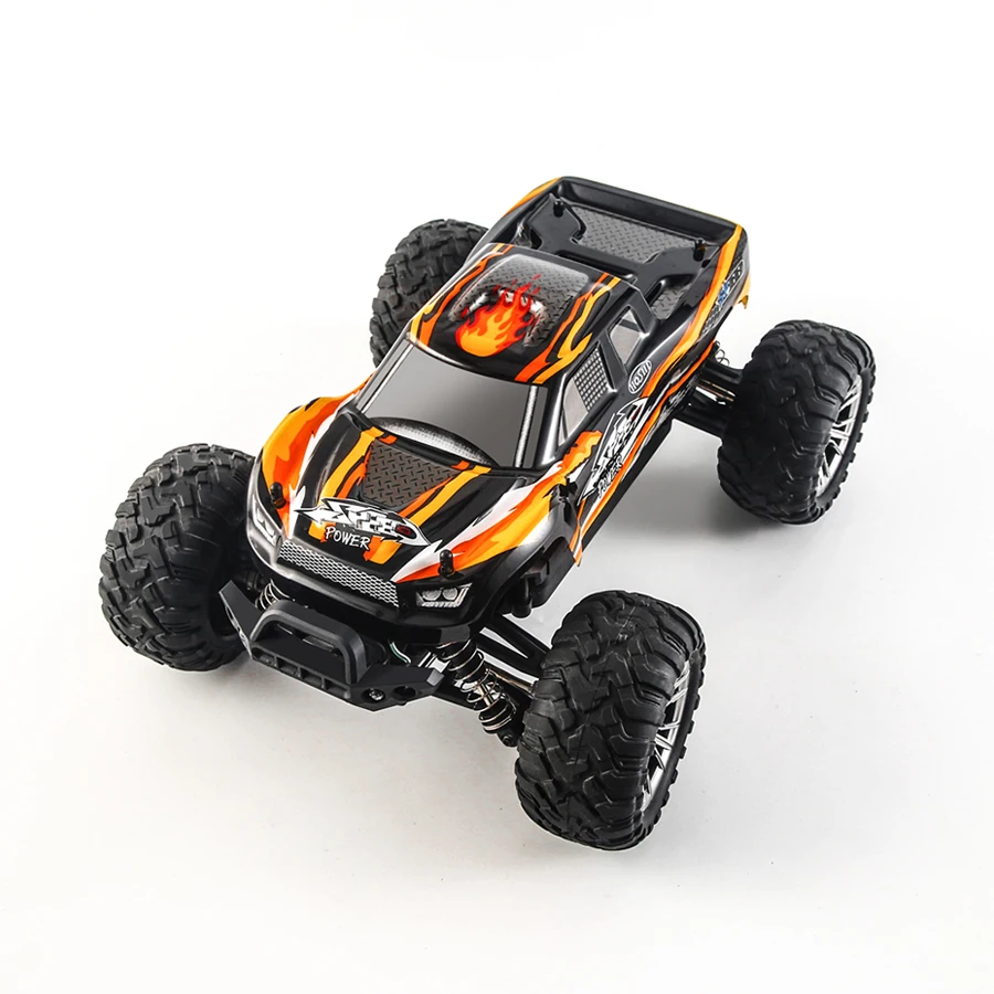 

2021 Hot N416 Monster Truck Car 2.4GHZ 1/16 4WD 36KM/H Supersonic Monster RC Truck 1/16 Off-Road Vehicle Electronic Toys Gift, Green/orange