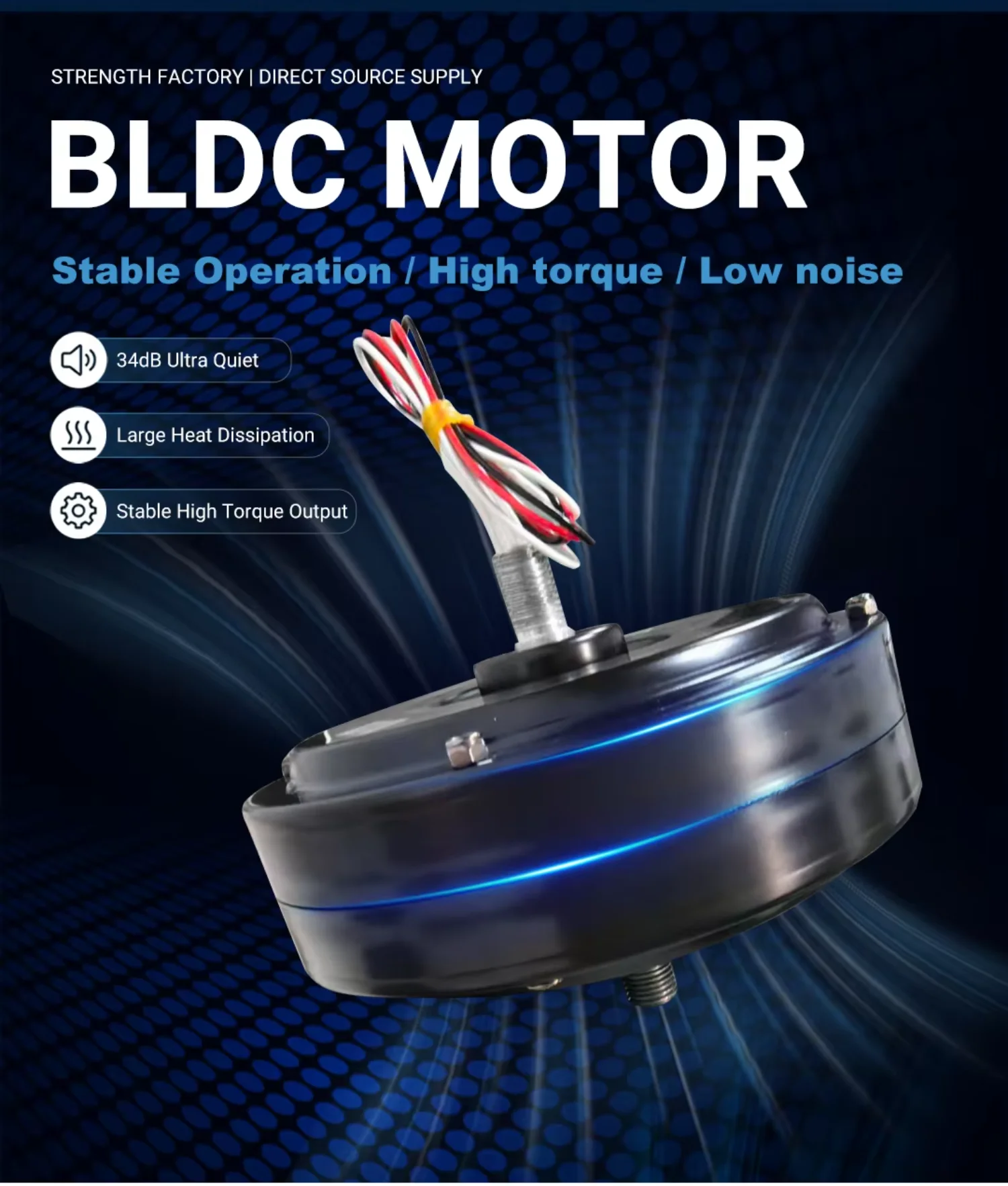 Ceiling Fan, 3-Phase, Brushless, 24V, BLDC - detail 2