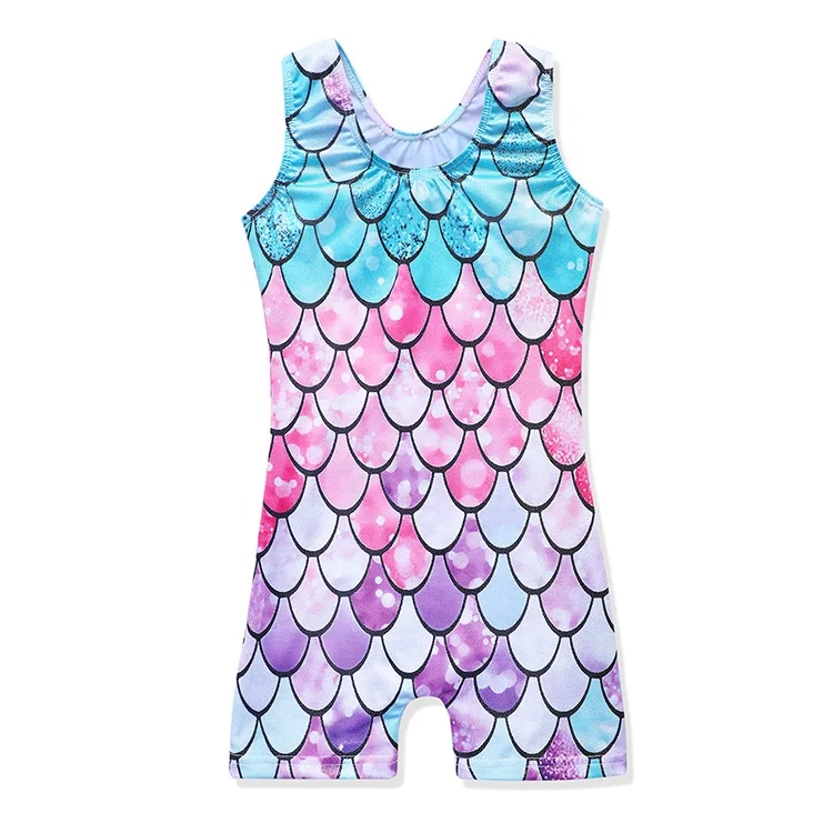 
Gymnastics Leotards for Girls Biketards With Shorts Dance Unitards 3-7 Years 