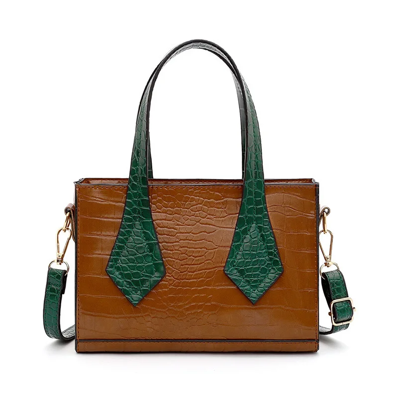 

2021 summer wholesome luxury fashion Alligator pattern handbag women hand bags and purses