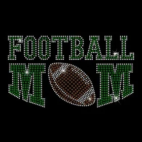 Football rhinestone transfer