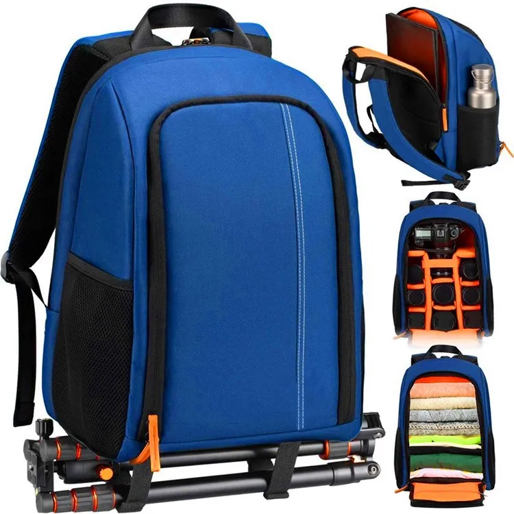 

Factory Wholesale Large Capacity Case Camera Bag Outdoor Waterproof Camera Backpack Laptop Backpack With Compartments