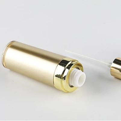 

in stock quick ship 50ml gold paint skincare cosmetic acrylic bottle