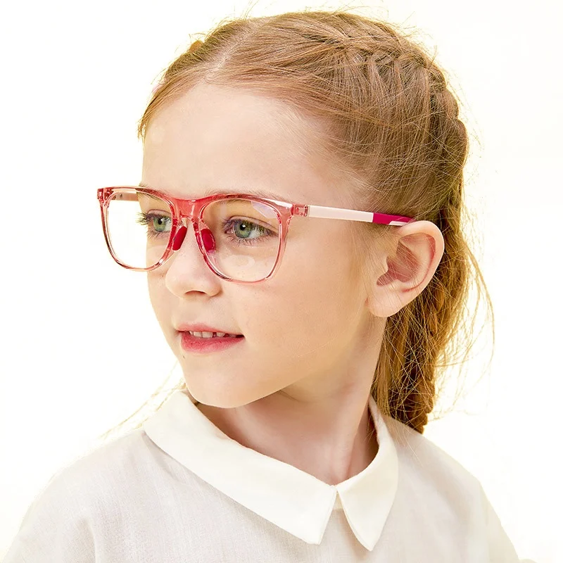 

Latest Fashion optical eyeglasses frames TR90 silicone children anti blue light blocking glasses for kids