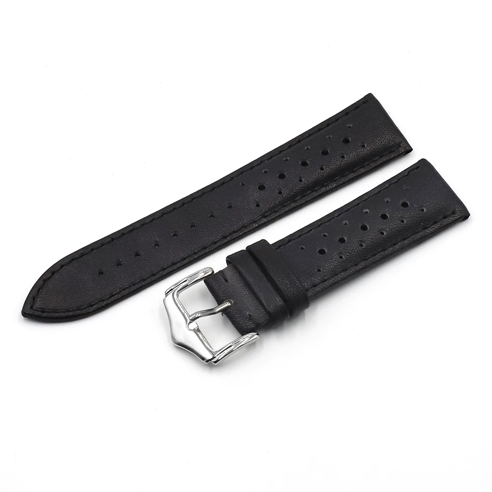 Low Moq Vintage Leather Strap Watch Band 20mm 22mm 24mm Porous ...