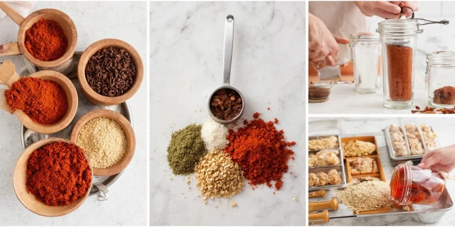 Airtight spice jars with tight lids
