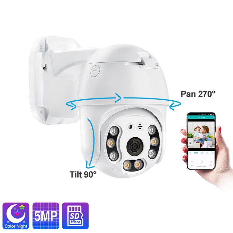 

OEM ODM Two Way Audio Home Surveillance Ip Camera System Poe Ptz Dome Cctv Camera