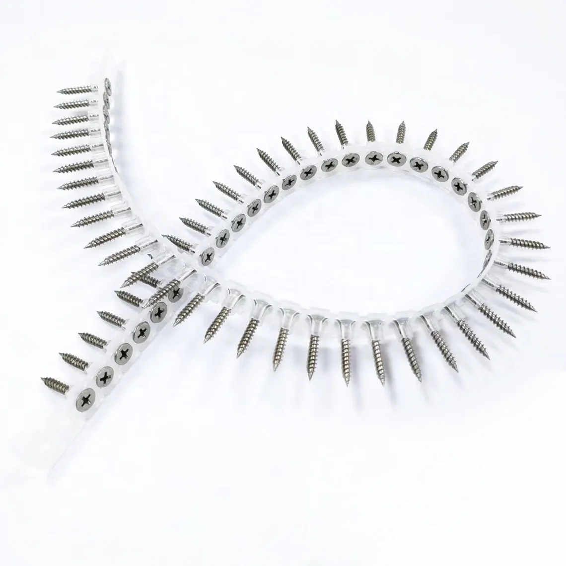 Stainless Steel Grade A2 Quick Drive Bugle Head Collated Drywall Screws for Wood & Steel