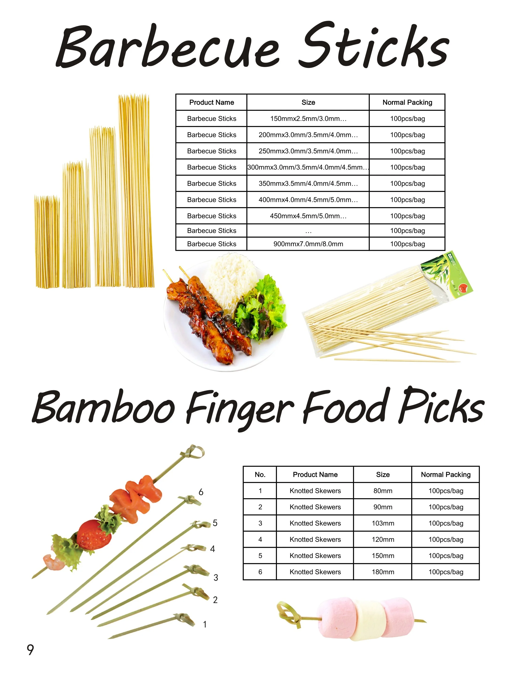Biodegradable Bamboo Skewers Disposable Bamboo Sticks For Bbq Buy Biodegradable Bamboo Skewers