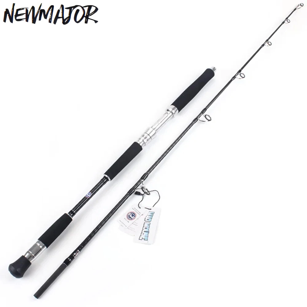 MADMOUSE 1.68H 1.9H 24-32kg Carbon Fishing Rod Fuji Guides Big Drag Power Hardness Ocean Saltwater Fishing Saltwater Fish