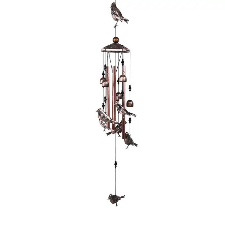 

Animal Hummingbird Wind Chimes Brass Patio Garden Decor Gifts