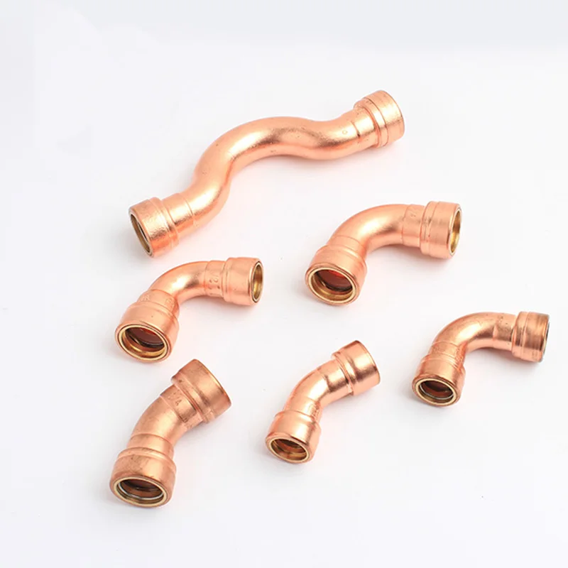 Copper Pipe Equal Straight Pipe Connector,Water Pipe Joints,New Type Pushfit Quick Connector