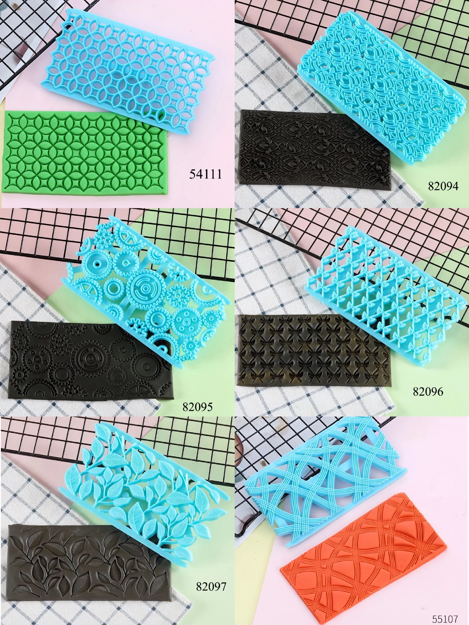 Diy Lace Flower Cake Fondant Embosser Different Patterns Embossing