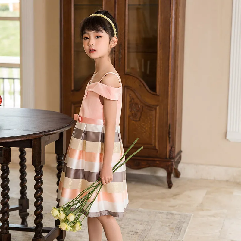 

Big kids summer net gauze skirt hot style 2022 new star net gauze princess dress Korean girl gauze skirt dress