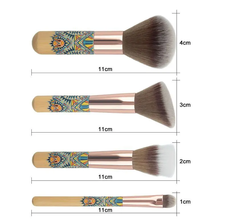 

mini travel make up brushes sMini Tet wholesale travel vegan professional luxury bamboo custom logo private label makeup brush