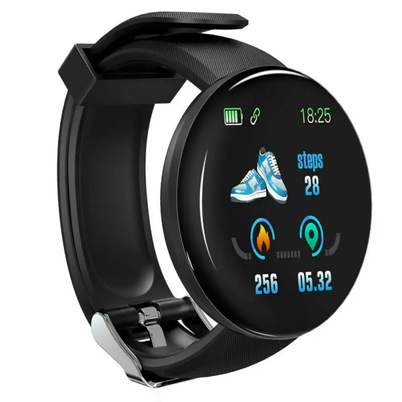 

D18 Pulsera Inteligente Smartwatch Reloj Bracelet Sport Tracker Pedometer Men Women Blood Pressure D18 Smart Watch