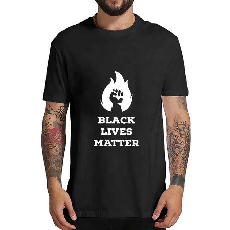 

Black Lives Matter I Can't Breath T Shirt Men T-shirt Streetwear T Shirt Men, Picture