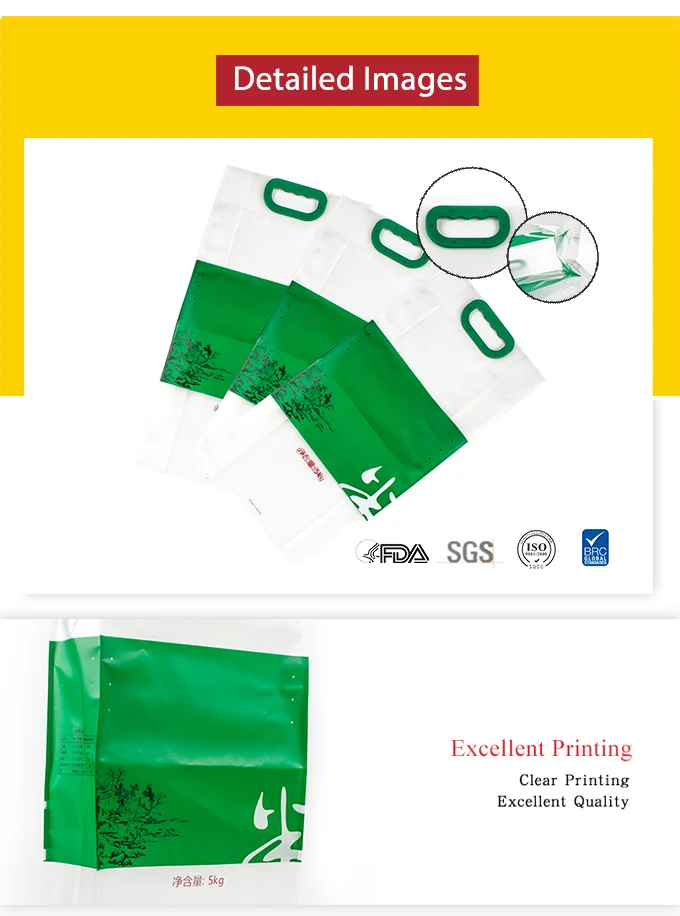 Big Volume Nylon Packaging Transparent With Handles Plastic Bags for Packing