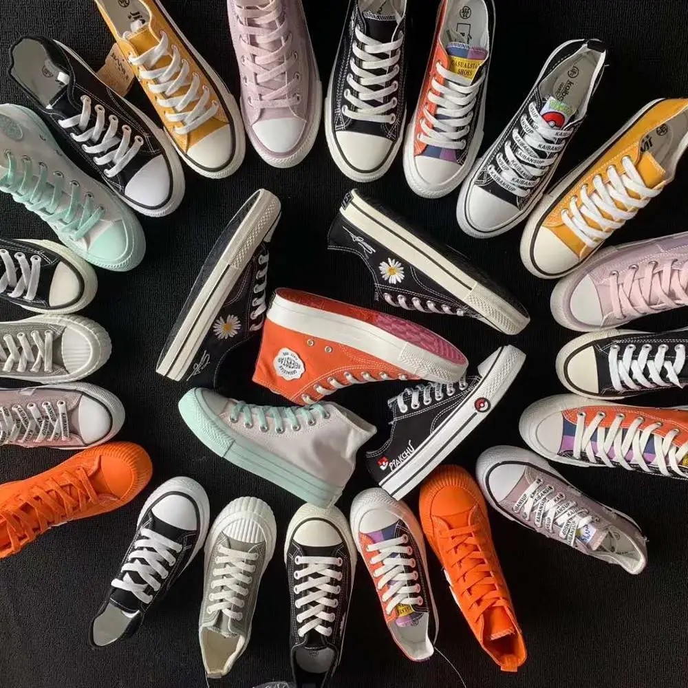 

Hot new style cheaper Women canvas Shoes