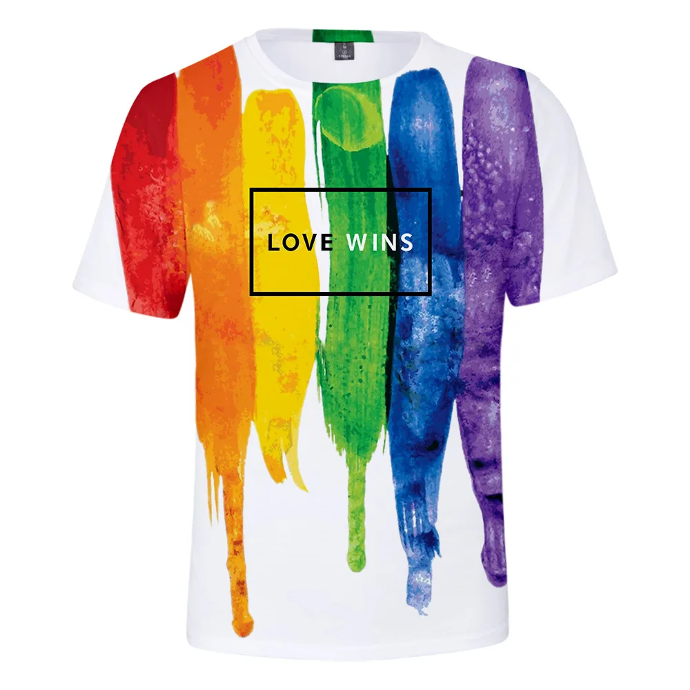 

Wholesale XXS-4XL Full 3D Printing LGBT T shirt Pride Month T shirt, As pictures