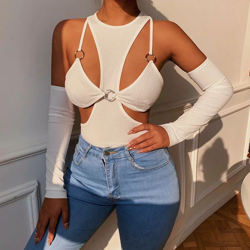 

Logo Free Design Femme Sexy Tank Top Hollow Out Women Mokicon Blouse Cute Custom Crop Tops