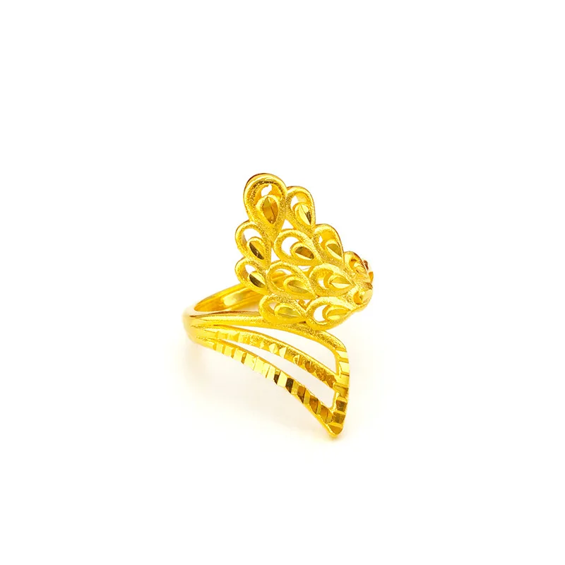 

Dropshipping Exquisite Phoenix Gold Ring for Women Wedding Engagement Fine Jewelry Hand Ornaments for Girlfriend Birthday Gifts