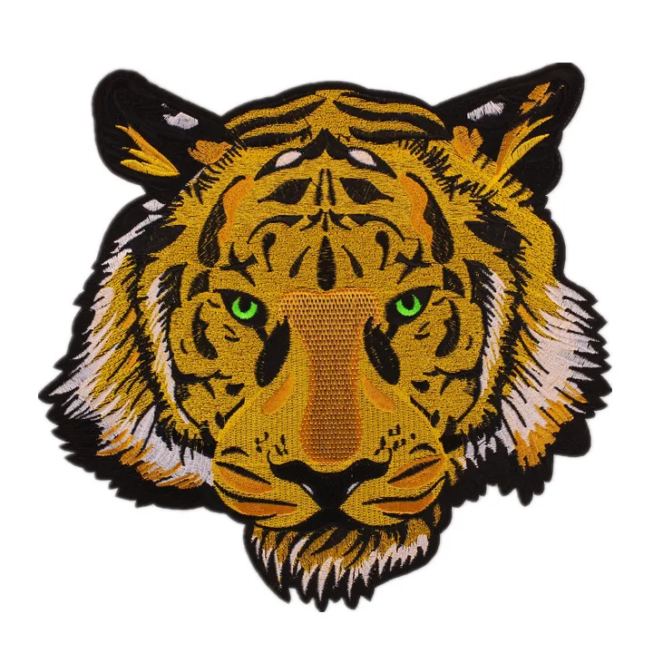 

New embroidered cloth pasted with large tiger patch for coat decoration accessories