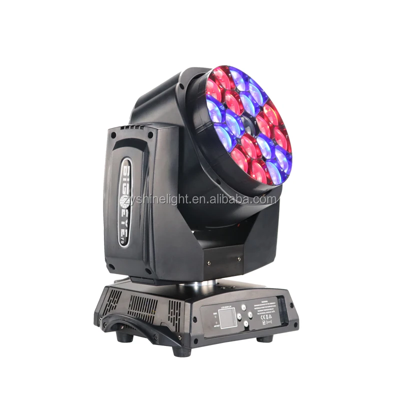 Amazing stage beam light moving head zoom K10 bee eye disco lighting for band concert