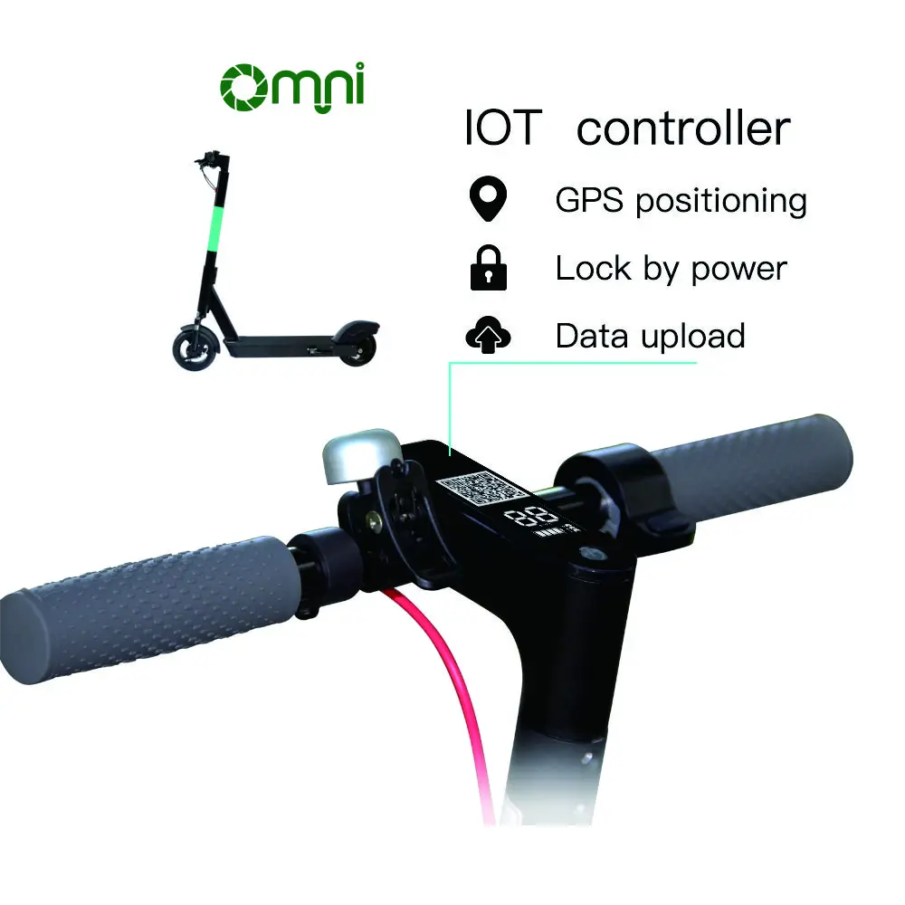 

Omni 8.5inch 10inch sharing electric scooter with removable battery gps 2G/4G APP QR code