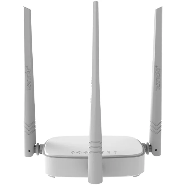 

Hot Selling Tenda version N318 WIFI Router 1WAN 3LAN Port English Version multi language, White
