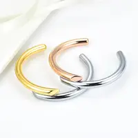 

Fashionable Multi Color Plated High Polished European Bangle