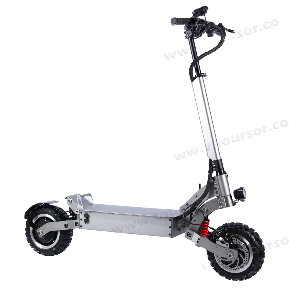 

Toursor E8 PRO scooter dual motor 72V 7000W 5600w 60v fast speed Foldable adult electric scooter, Gray