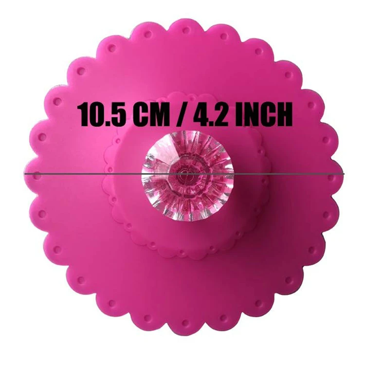 

Diamond Mug Cover Silicone Glass Cup Cover Silicone Cup Lids